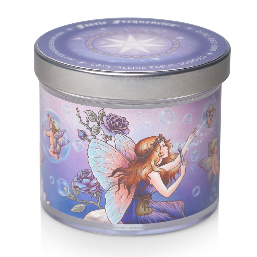 Crystalline faerie bubble solution display