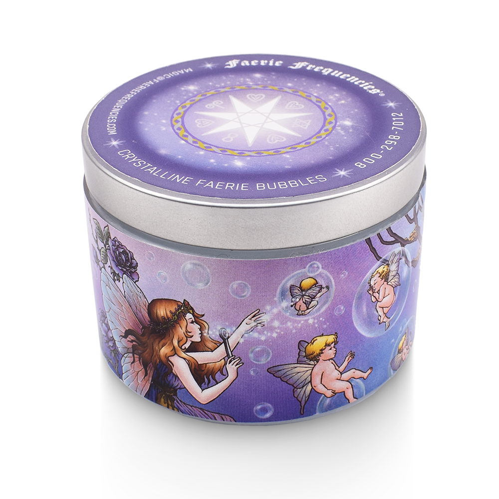 Crystalline faerie dust display