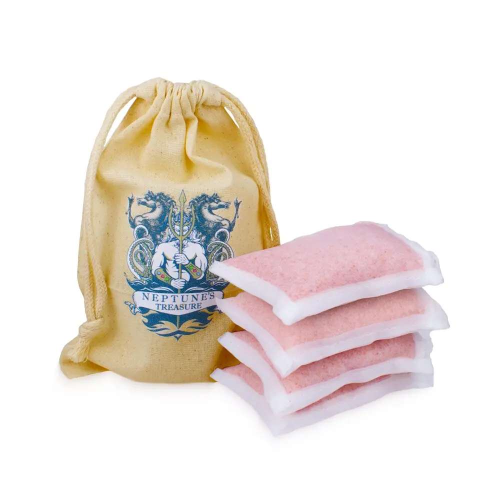 Neptune's astro-sea salt in a muslin bag