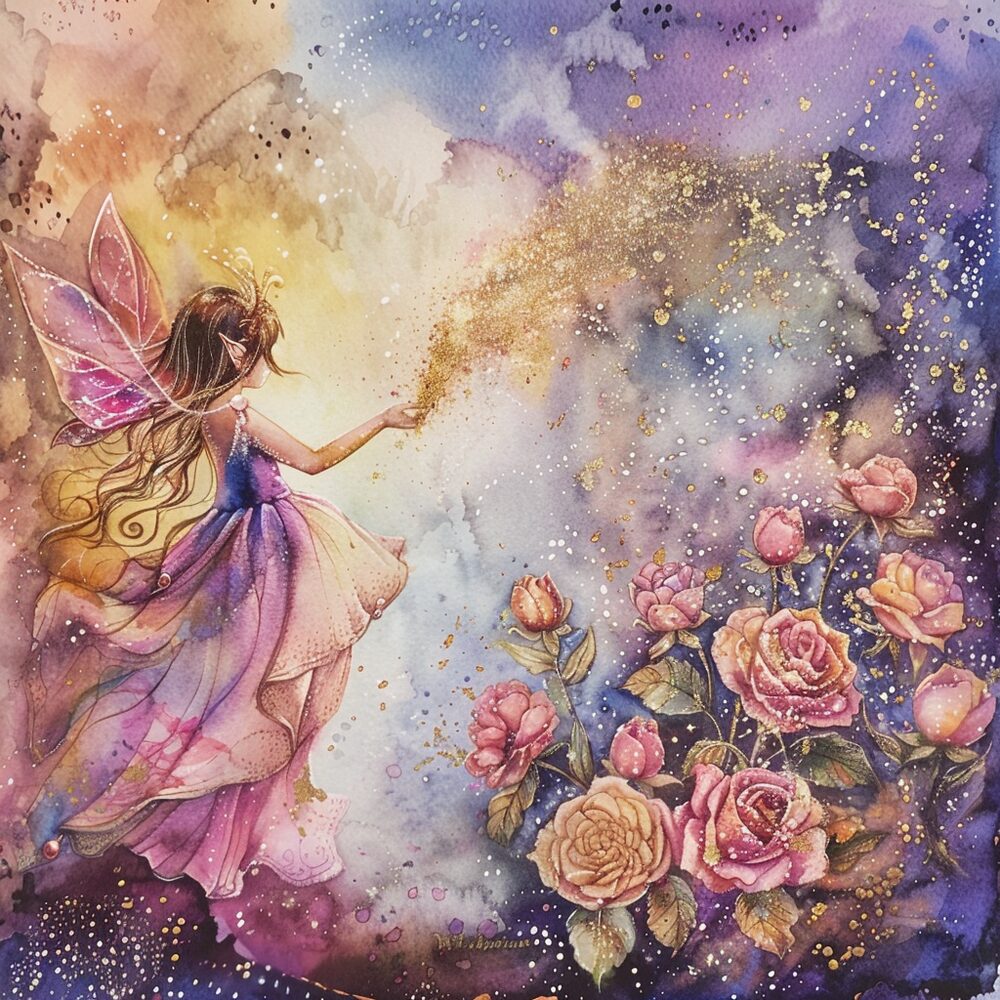Crushed crystal faerie dust amplifying the energy